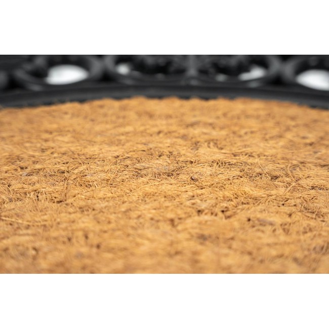 Sdim Ημικυκλικό Πατάκι Εισόδου από Κοκοφοίνικα  και Καουτσούκ με Αντιολισθητικό Υπόστρωμα Gazelle 200 Half Round 45x75εκ.