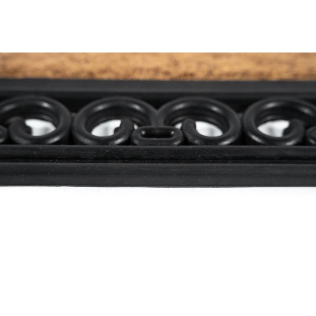 Sdim Ημικυκλικό Πατάκι Εισόδου από Κοκοφοίνικα  και Καουτσούκ με Αντιολισθητικό Υπόστρωμα Gazelle 601 Welcome HR 45x75εκ.