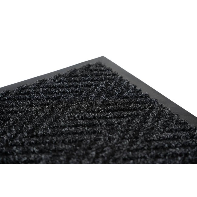 Sdim Πατάκι Εισόδου με Αντιολισθητικό Υπόστρωμα London 999 Herrigbone 40x60εκ.