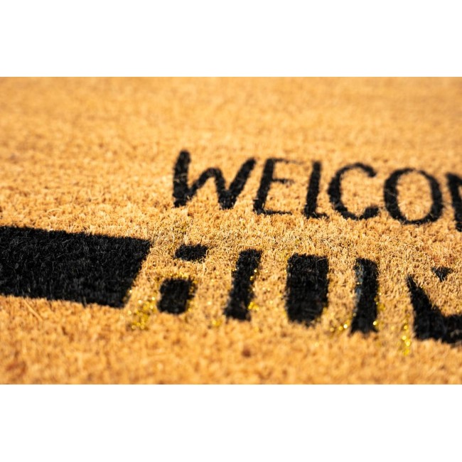 Sdim Πατάκι Εισόδου από Κοκοφοίνικα με Αντιολισθητικό Υπόστρωμα Coco Gold 910 Welcome Home 40x60εκ.