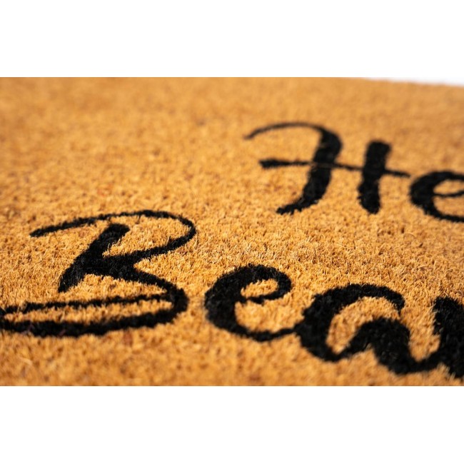 Sdim Πατάκι Εισόδου από Κοκοφοίνικα με Αντιολισθητικό Υπόστρωμα Freestyle 890 Hello Beautiful 40x60εκ.