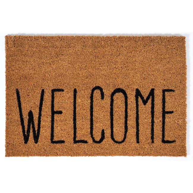 Sdim Πατάκι Εισόδου από Κοκοφοίνικα με Αντιολισθητικό Υπόστρωμα Freestyle 900 Welcome Natural 40x60εκ.