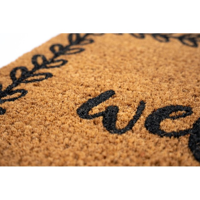 Sdim Πατάκι Εισόδου από Κοκοφοίνικα με Αντιολισθητικό Υπόστρωμα Finesse 475 Hello Welcome 40x60εκ.