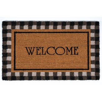 Πατάκι Εισόδου από Κοκοφοίνικα με Αντιολισθητικό Υπόστρωμα Freestyle XL 450 Welcome Blocks 50x80εκ Sdim