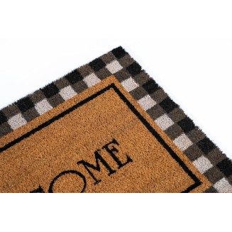 Πατάκι Εισόδου από Κοκοφοίνικα με Αντιολισθητικό Υπόστρωμα Freestyle XL 450 Welcome Blocks 50x80εκ Sdim