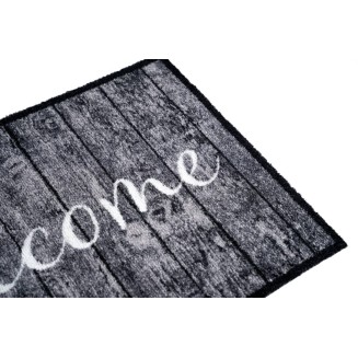 Πατάκι Εισόδου Μοκέτα με Αντιολισθητικό Υπόστρωμα Lima 001 Welcome 50x75εκ Πάχους 8mm Sdim