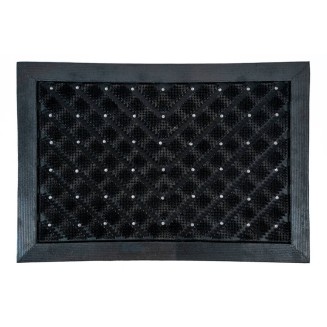 Πατάκι Εισόδου από Καουτσούκ με Αντιολισθητικό Υπόστρωμα V Power 007 Anthracite 60x80εκ Sdim