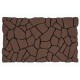 Sdim Αντιολισθητικό Πατάκι Εισόδου Ecomat 012 Brown Cleanscrape Flagstone 45x75εκ.