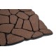 Sdim Αντιολισθητικό Πατάκι Εισόδου Ecomat 012 Brown Cleanscrape Flagstone 45x75εκ.