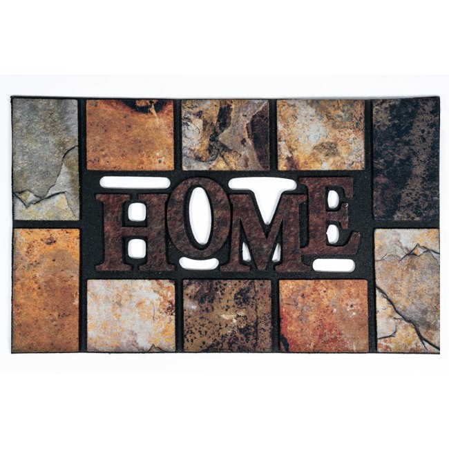 Sdim Αντιολισθητικό Πατάκι Εισόδου Ecomat 705 Home Slate Beige 45x75εκ.