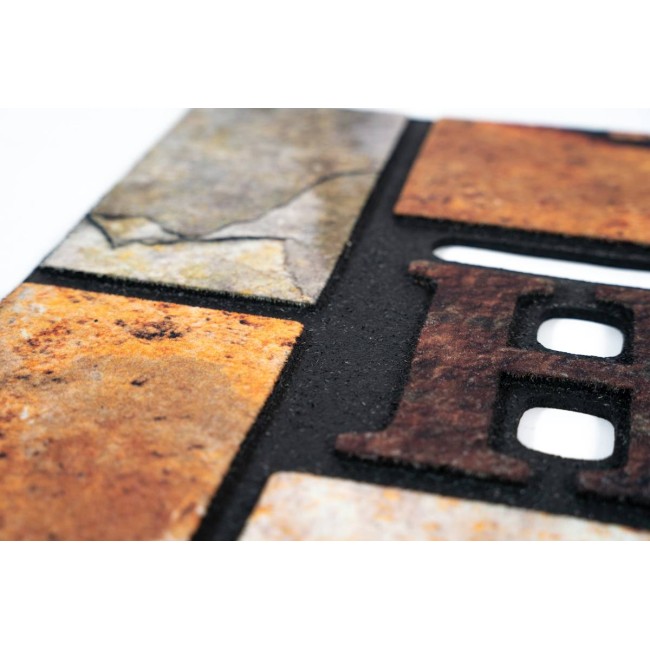 Sdim Αντιολισθητικό Πατάκι Εισόδου Ecomat 705 Home Slate Beige 45x75εκ.