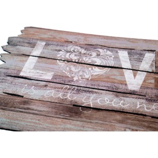 Αντιολισθητικό Πατάκι Εισόδου Ecomat 835 Love is All You Need 45x75εκ Sdim
