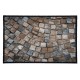 Sdim Πατάκι Εισόδου Μοκέτα με Αντιολισθητικό Υπόστρωμα Optima 001 Stones 50x75εκ. Πάχους 7mm
