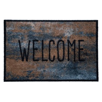 Πατάκι Εισόδου Μοκέτα με Αντιολισθητικό Υπόστρωμα Optima 005 Stone Welcome 50x75εκ Πάχους 7mm Sdim