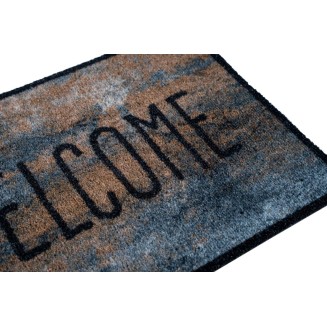 Πατάκι Εισόδου Μοκέτα με Αντιολισθητικό Υπόστρωμα Optima 005 Stone Welcome 50x75εκ Πάχους 7mm Sdim