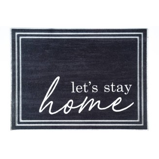 Αντιολισθητικό Πατάκι Εισόδου Ecomat Tradition 700 Let's Stay Home 45x60εκ Sdim