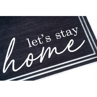 Αντιολισθητικό Πατάκι Εισόδου Ecomat Tradition 700 Let's Stay Home 45x60εκ Sdim