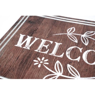 Αντιολισθητικό Πατάκι Εισόδου Ecomat Tradition 725 Welcome Daisy 45x60εκ Sdim