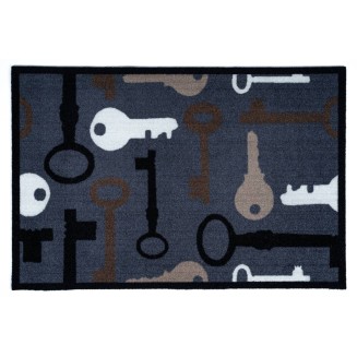 Πατάκι Εισόδου Μοκέτα με Αντιολισθητικό Υπόστρωμα Mondial 011 Keys 50x75εκ Πάχους 8mm Sdim