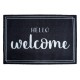 Sdim Πατάκι Εισόδου Μοκέτα με Αντιολισθητικό Υπόστρωμα Mondial 060 Hello Welcome 50x75εκ. Πάχους 8mm