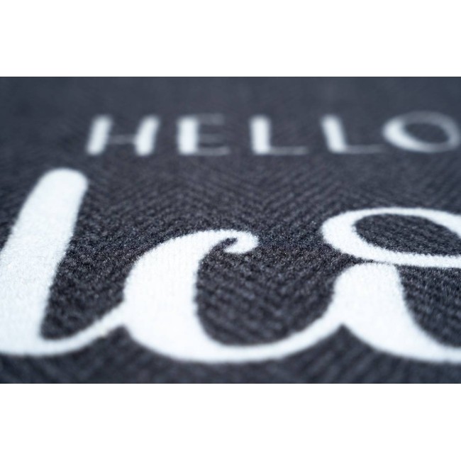 Sdim Πατάκι Εισόδου Μοκέτα με Αντιολισθητικό Υπόστρωμα Mondial 060 Hello Welcome 50x75εκ. Πάχους 8mm