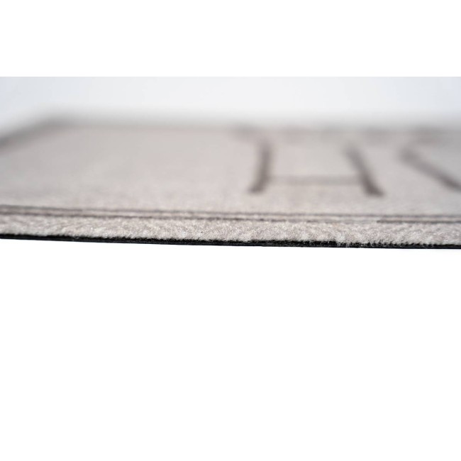 Sdim Πατάκι Εισόδου Μοκέτα με Αντιολισθητικό Υπόστρωμα Mondial 062 Welcome Home Beige 50x75εκ. Πάχους 8mm