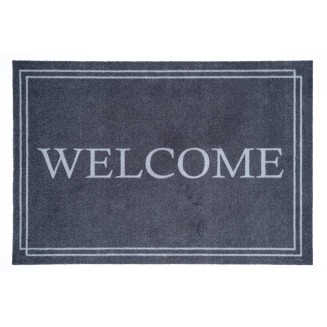 Πατάκι Εισόδου Μοκέτα με Αντιολισθητικό Υπόστρωμα Mondial 063 Welcome Lines 50x75εκ Πάχους 8mm Sdim