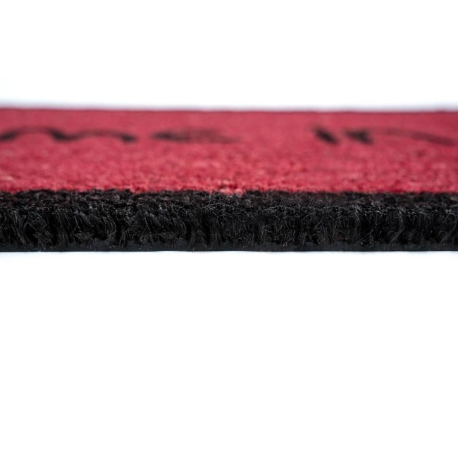 Sdim Πατάκι Εισόδου από Κοκοφοίνικα με Αντιολισθητικό Υπόστρωμα Cartoon 001 Come in Red 40x70εκ.