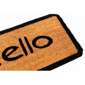 Πατάκι Εισόδου από Κοκοφοίνικα με Αντιολισθητικό Υπόστρωμα Cartoon 005 Hello Natural 40x70εκ Sdim