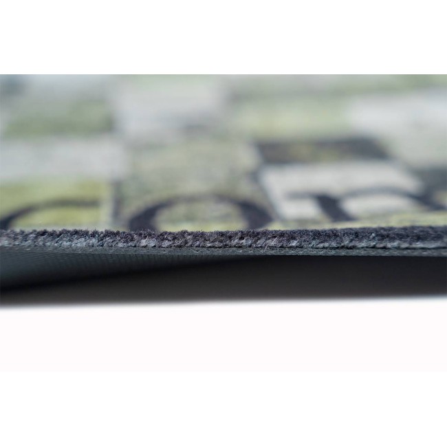 Sdim Πατάκι Εισόδου Μοκέτα με Αντιολισθητικό Υπόστρωμα Prestige 032 Welcome Tiles Πράσινο 50x75εκ.