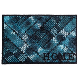 Πατάκι Εισόδου Μοκέτα με Αντιολισθητικό Υπόστρωμα Prestige 039 Home Blue Texture Μπλε 50x75εκ Sdim
