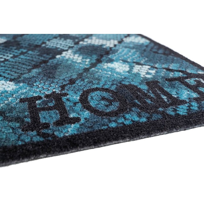 Sdim Πατάκι Εισόδου Μοκέτα με Αντιολισθητικό Υπόστρωμα Prestige 039 Home Blue Texture Μπλε 50x75εκ.