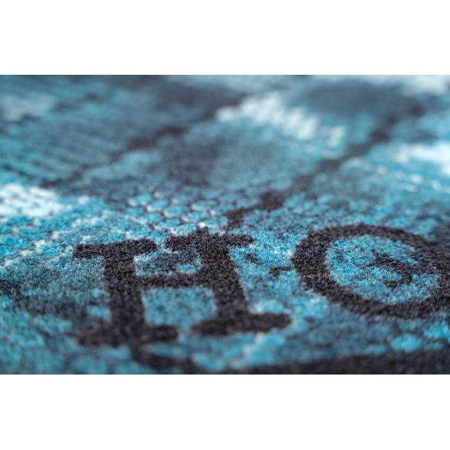 Sdim Πατάκι Εισόδου Μοκέτα με Αντιολισθητικό Υπόστρωμα Prestige 039 Home Blue Texture Μπλε 50x75εκ.