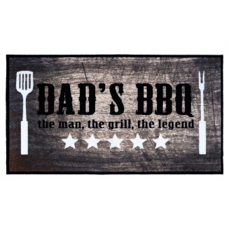 Πατάκι Κουζίνας με Αντιολισθητικό Υπόστρωμα BBQ MAT 220 Dad's BBQ The Man 67x120εκ Sdim