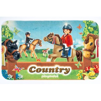 Πατάκι Εισόδου Playmobil Μοκέτα με Αντιολισθητικό Υπόστρωμα Deco 004 Country 50x80εκ Πάχους 6mm Sdim