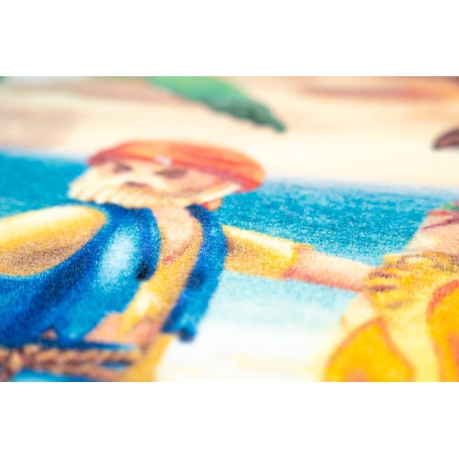 Sdim Πατάκι Εισόδου Playmobil Μοκέτα με Αντιολισθητικό Υπόστρωμα Deco 007 Pirates 50x80εκ. Πάχους 6mm