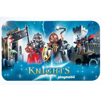Πατάκι Εισόδου Playmobil Μοκέτα με Αντιολισθητικό Υπόστρωμα Deco 010 Knights 50x80εκ Πάχους 6mm Sdim