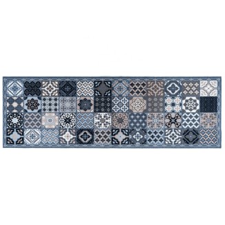 Πατάκι Κουζίνας με Αντιολισθητικό Υπόστρωμα Cook & Wash 155 Patchwork Tiles Grey 50x150εκ Sdim