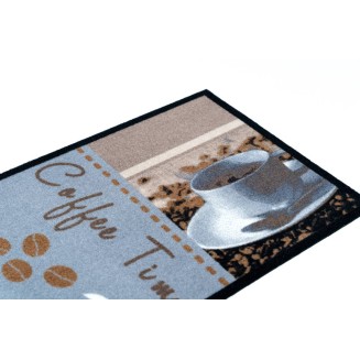 Πατάκι Κουζίνας με Αντιολισθητικό Υπόστρωμα Cook & Wash 317 Coffee Time Γκρί/Μπέζ 50x150εκ Sdim