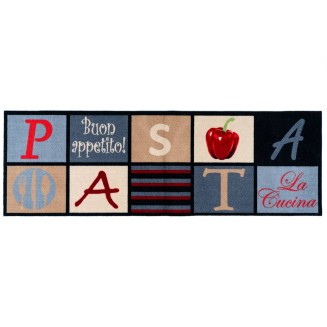 Πατάκι Κουζίνας με Αντιολισθητικό Υπόστρωμα Cook & Wash 320 Pasta Πολύχρωμο 50x150εκ Sdim