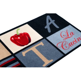 Πατάκι Κουζίνας με Αντιολισθητικό Υπόστρωμα Cook & Wash 320 Pasta Πολύχρωμο 50x150εκ Sdim