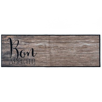 Πατάκι Κουζίνας με Αντιολισθητικό Υπόστρωμα Cook & Wash 510 Wood Bon Appetit Καφέ 50x150εκ Sdim