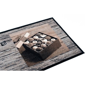 Πατάκι Κουζίνας με Αντιολισθητικό Υπόστρωμα Cook & Wash 642 Coffee Time Wood Καφέ 50x150εκ Sdim