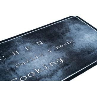 Πατάκι Κουζίνας με Αντιολισθητικό Υπόστρωμα Cook & Wash 690 Love Cooking Black 50x150εκ Sdim