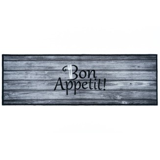 Πατάκι Κουζίνας με Αντιολισθητικό Υπόστρωμα Cook & Wash 702 Bon Grey Slats 50x150εκ Sdim