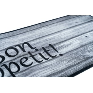 Πατάκι Κουζίνας με Αντιολισθητικό Υπόστρωμα Cook & Wash 702 Bon Grey Slats 50x150εκ Sdim