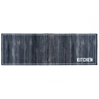 Πατάκι Κουζίνας με Αντιολισθητικό Υπόστρωμα Cook & Wash 707 Kitchen Wood Anthra Ανθρακί 50x150εκ Sdim