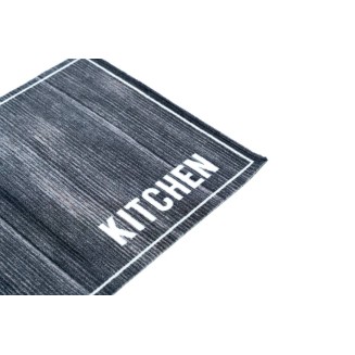Πατάκι Κουζίνας με Αντιολισθητικό Υπόστρωμα Cook & Wash 707 Kitchen Wood Anthra Ανθρακί 50x150εκ Sdim