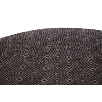 Sdim Στρογγυλό Πατάκι Κουζίνας με Αντιολισθητικό Υπόστρωμα Universal 655 Diamond Grey Φ100εκ.