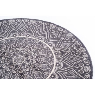 Στρογγυλό Πατάκι Κουζίνας με Αντιολισθητικό Υπόστρωμα Universal 920 Mandala Φ100εκ Sdim